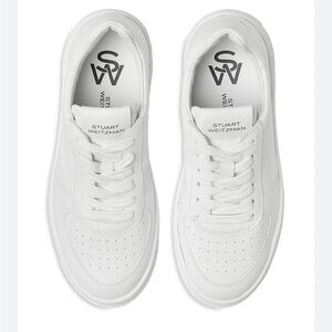 Stuart Weitzman
Leather Courtside Low-Top Sneakers white size 7 new